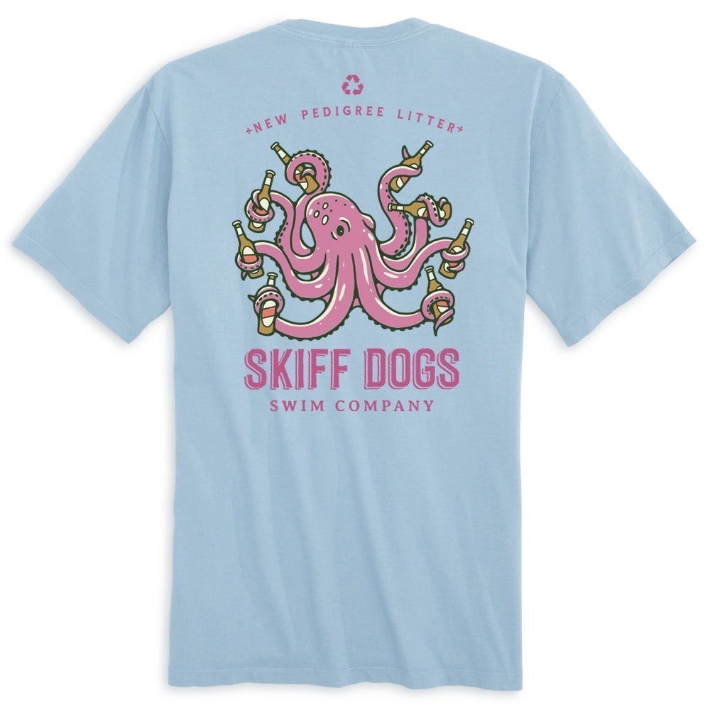 Open Bar Octopus Pocket Short Sleeve T-Shirt